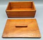 Boîte - Bois - Boîte à cirage en bois vintage., Antiquités & Art