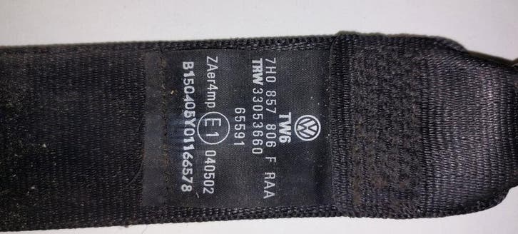 GORDEL 7H0 857 806 F RAA Volkswagen Transporter T5 VAK 55F, Auto-onderdelen, Interieur en Bekleding, Gebruikt, Volkswagen, Ophalen of Verzenden
