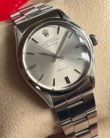 Rolex - Air-King - Sunburst Grey Dial - 5500 - Homme - 1973, Nieuw