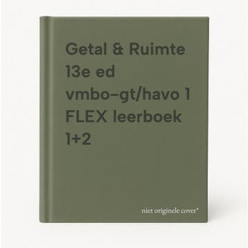 Getal & Ruimte 13e ed vmbo-gt/havo 1 FLEX leerboek 1+2, Verzenden, Zo goed als nieuw