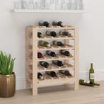 vidaXL Wijnrek 61,5x30x82 cm massief grenenhout, Verzenden