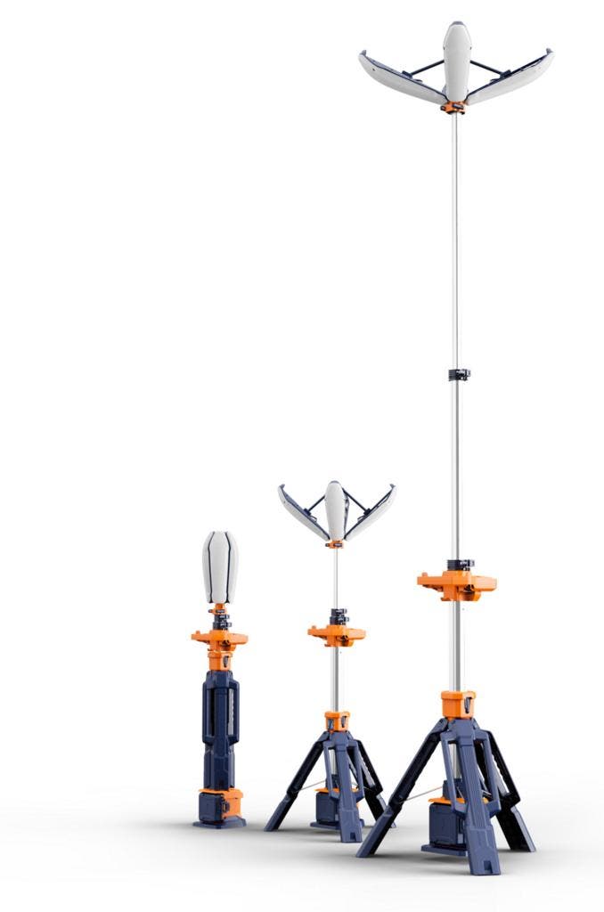 VOC-MOBLI-400 mobiele LED lichtmast, Huis en Inrichting, Lampen | Overige, Nieuw, Verzenden