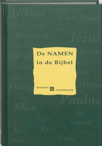 NAMEN IN DE BIJBEL 9789066942141, Verzenden, Zo goed als nieuw