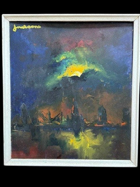 Leo Jordaens (1944-2000) - Cathedral of Our Lady, Antiquités & Art, Art | Peinture | Classique