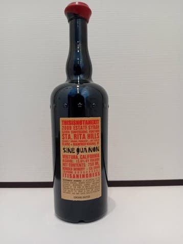 2009 Sine Qua Non, This is not an Exit - Californie - 1
