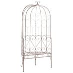 vidaXL Tuinbank 95 cm ijzer antiekbruin, Tuin en Terras, Verzenden, Nieuw