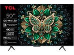 Tcl -   Qd-miniled Google Tv 50 (2025) - Zwart, Verzenden, Nieuw, 100 cm of meer, Overige merken