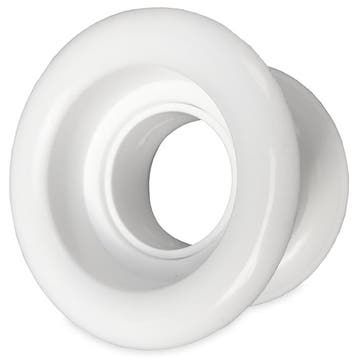 Rond deurrooster Ø40mm - kunststof wit, Doe-het-zelf en Bouw, Verzenden, Nieuw