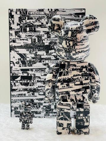 Medicom toy - BE@RBRICK 400% & 100% Kosuke Kawamura