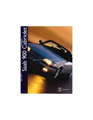 1997 SAAB 900 CABRIOLET BROCHURE NEDERLANDS, Ophalen of Verzenden
