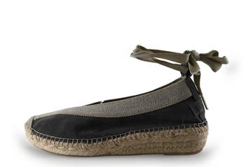 Shabbies Amsterdam Espadrilles in maat 38 Grijs, Espadrilles, Shabbies Amsterdam, Verzenden, Zo goed als nieuw