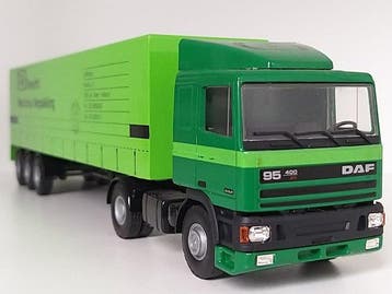Lion Toys 1:50 - Camion miniature - DAF 95 - tracteur avec, Nieuw