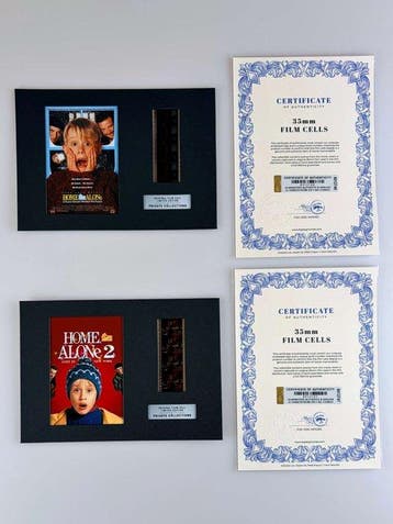 Home Alone – Rare Set of 2 Mounted 35mm Film Cells –, Nieuw