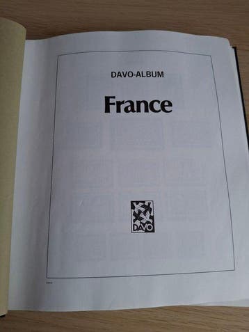 France 1971/1994 - Davo- album timbres France 1971//1994, Gestempeld