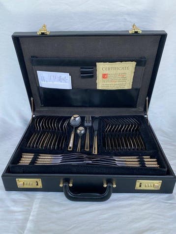 Ménagère pour 12 personnes - Couverts de luxe Solingen 23/24, Antiquités & Art