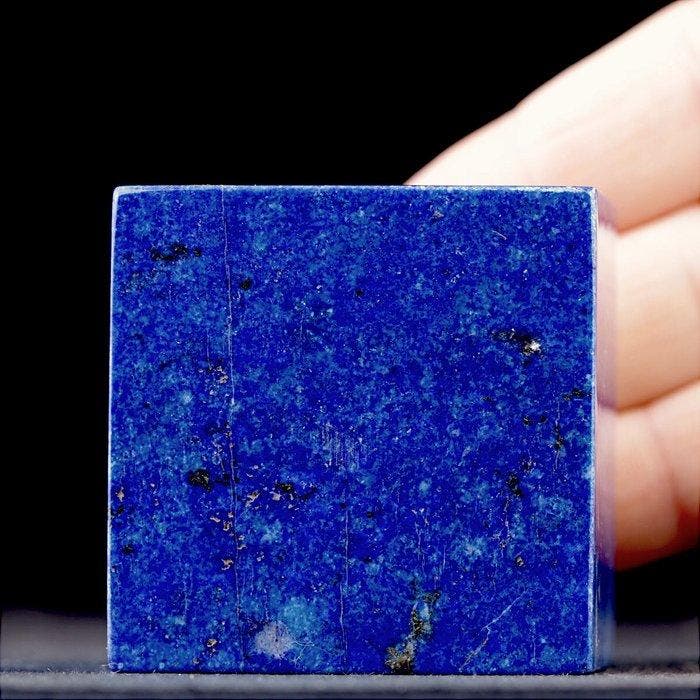 Eerste selectie kwaliteit Lapis Lazuli Cube – Gepolijste, Verzamelen, Mineralen en Fossielen