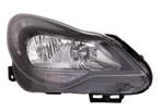 Opel Corsa D 2011-2013 Zwart Koplamp Rechts (Koplampen), Verzenden
