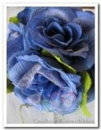 Bloemenbal Pomander RoseBall 3 Blauw, Nieuw