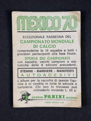 1970 Panini Mexico 70 World Cup, - History: DIDI 1958 - 1