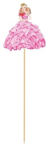 Prinses Cupcake Toppers 20cm 8st, Verzenden