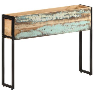 vidaXL Plantenbak 90x20x68 cm massief gerecycled hout, Verzenden, Nieuw