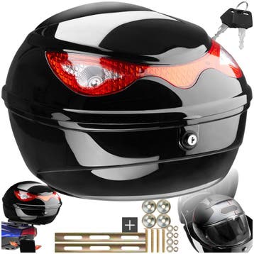 Bagage koffer, motorkoffer Top Case ca. 22 Liter - zwart, Verzenden, Nieuw