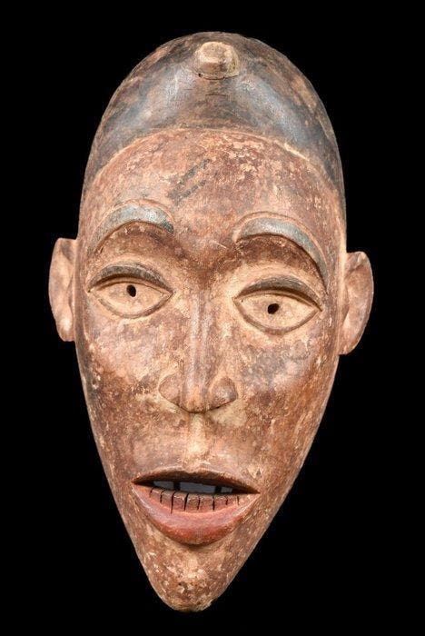 Masker - Bakongo - DR Congo (Zonder minimumprijs), Antiquités & Art, Art | Art non-occidental