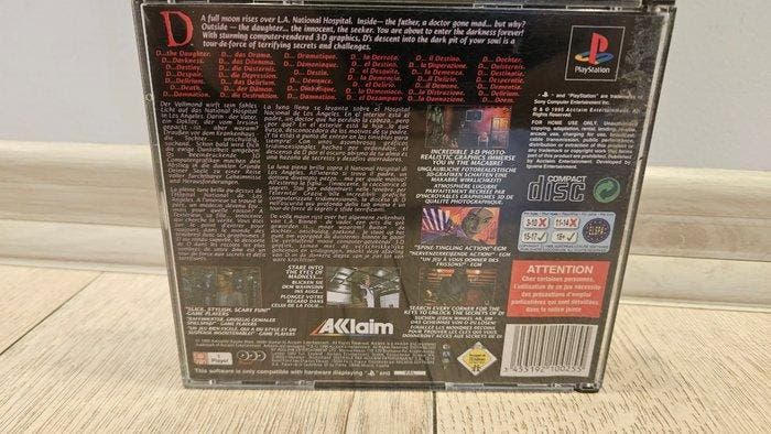 Sony - Playstation 1 (PS1) - D Video Game German Version PS1, Games en Spelcomputers, Spelcomputers | Overige Accessoires