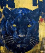Maria Ruisi - Midnight Panther Gold, Antiek en Kunst