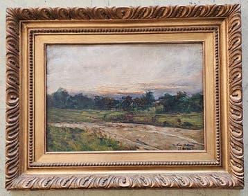 Nina Delleani (1866-1953) - Paesaggio, Antiek en Kunst