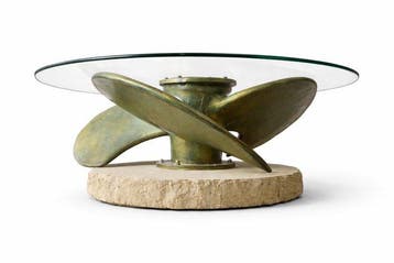 Salontafel - Glas, Steen, Polypropyleen