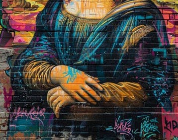 Dine Chanima (XX-XXI) - (XXL) Giant Graffiti Mona Miracle