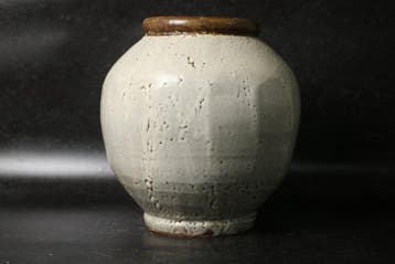Vase - Grès - Japon - Émaillage facetté Nami-jiro - Kimura
