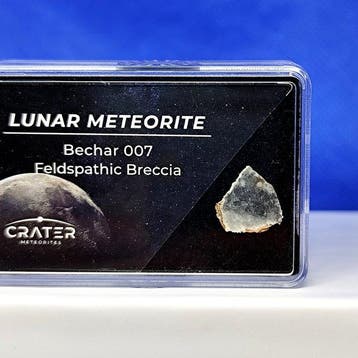 -Endcut- Authentiek LUNAR METEORITE. NIEUW!! BECHAR 007