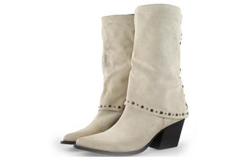 Verona Laarzen in maat 40 Beige, Kleding | Dames, Schoenen, Hoge laarzen, Verzenden, Beige, Gedragen