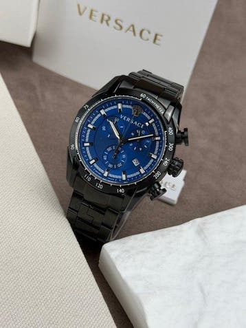 Versace - V-Ray Chronograph Date Black/Blue - VE2I005 21 -