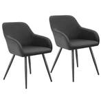 tectake Eetkamerstoel Marilyn, koordlook, gestoffeerd - antr, Huis en Inrichting, Stoelen, Verzenden, Nieuw