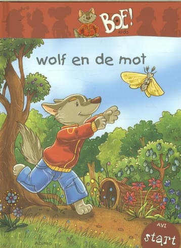 Wolf en de mot / Boe!Kids 9789059329492 Thea Dubelaar, Boeken, Kinderboeken | Jeugd | onder 10 jaar, Verzenden, Gelezen, Thea Dubelaar