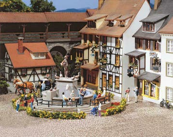 Faller - Monumentale fontein, Verzenden