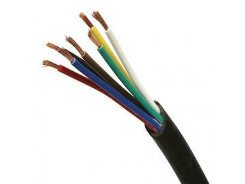 Kabel 7-Aderig 1,0mm Haspel 50mtr, Ophalen of Verzenden, Nieuw