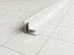 hoekprofiel tbv glaswand 1cm 200cm mat-wit, Doe-het-zelf en Bouw, Ophalen of Verzenden, Nieuw