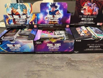 Bandai - 3 Booster box - Dragon Ball, One Piece