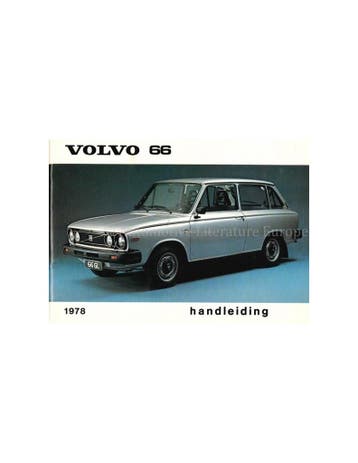 1978 VOLVO 66 INSTRUCTIEBOEKJE NEDERLANDS