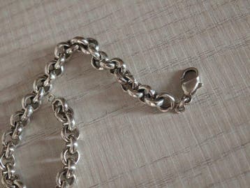 Zonder minimumprijs - Armband Zilver - Massief Zilver 925, Handtassen en Accessoires, Armbanden, Nieuw