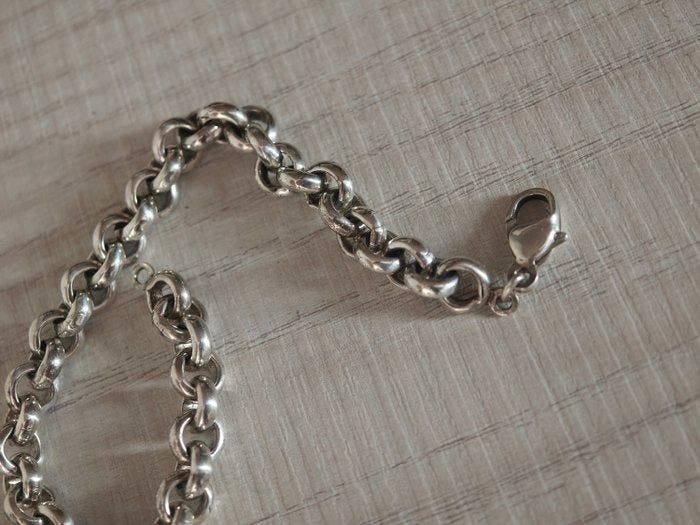 Zonder minimumprijs - Armband Zilver - Massief Zilver 925, Handtassen en Accessoires, Armbanden