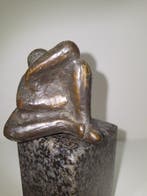 F. Zijlstra (naar) - sculptuur, Sfeervol beeld - 14.5 cm -