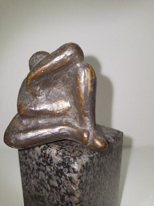 F. Zijlstra (naar) - sculptuur, Sfeervol beeld - 14.5 cm -, Antiquités & Art, Curiosités & Brocante