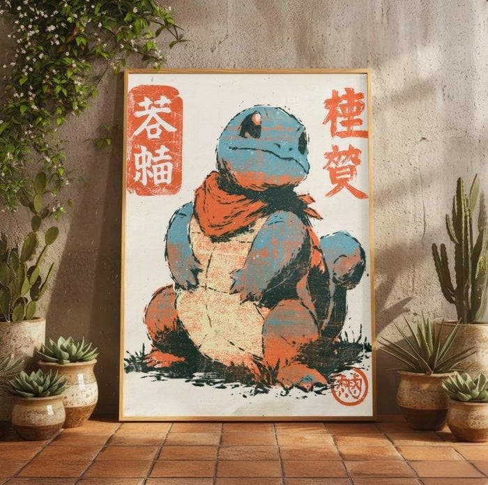 EGO - Zen Turtle - 1/5 SIGNÉE COA - 40x60 cm, Consoles de jeu & Jeux vidéo, Consoles de jeu | Accessoires Autre