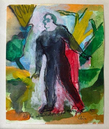 Sandro Chia (1946) - Senza Titolo