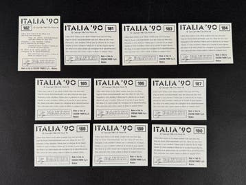 1990 Panini Italia 90 World Cup, Costa Rica: complete team, Nieuw